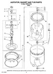 Diagram for 03 - Agitator, Basket And Tub Parts