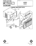 Diagram for 01 - Cabinet And Front