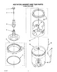 Diagram for 05 - Agitator, Basket And Tub