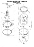 Diagram for 03 - Agitator, Basket And Tub Parts