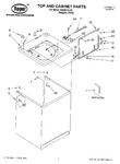 Diagram for 01 - Top And Cabinet Parts