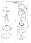 Diagram for 03 - Agitator, Basket And Tub