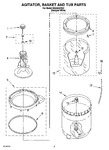 Diagram for 03 - Agitator, Basket And Tub Parts