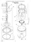 Diagram for 03 - Agitator, Basket And Tub