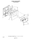 Diagram for 04 - Oven Door Parts