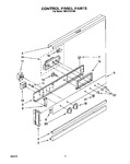 Diagram for 03 - Control Panel, Lit/optional