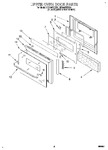 Diagram for 02 - Upper Oven Door