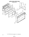 Diagram for 06 - Upper Oven Door