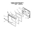 Diagram for 05 - Lower Oven Door