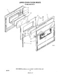 Diagram for 06 - Upper Oven Door