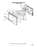 Diagram for 06 - Lower Oven Door