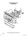 Diagram for 02 - Control Panel, Lit/optional