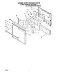 Diagram for 04 - Upper Oven Door