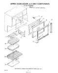 Diagram for 07 - Upper Oven Door And Unit