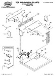 Diagram for 01 - Top And Console Parts