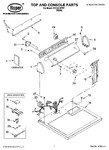 Diagram for 01 - Top And Console Parts