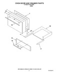 Diagram for 03 - Oven Door And Drawer Parts