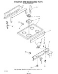 Diagram for 05 - Cook Top And Backguard