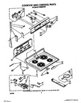 Diagram for 02 - Cooktop And Control, Lit/optional