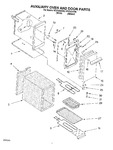 Diagram for 04 - Auxiliary Oven And Door