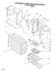 Diagram for 04 - Auxiliary Oven And Door Parts