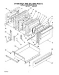 Diagram for 03 - Oven Door And Drawer