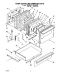 Diagram for 03 - Oven Door And Drawer