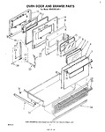 Diagram for 05 - Oven Door And Drawer