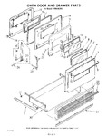 Diagram for 05 - Oven Door And Drawer