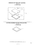 Diagram for 07 - Griddle Rck884(261950), Cutting Board