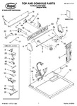 Diagram for 01 - Top And Console Parts