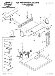 Diagram for 01 - Top And Console Parts