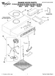 Diagram for 01 - Range Hood Parts