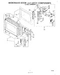 Diagram for 10 - Microwave Door And Latch , Lit/optional