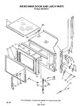 Diagram for 07 - Microwave Door And Latch