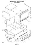 Diagram for 08 - Microwave Cabinet , Lit/optional