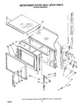 Diagram for 07 - Microwave Door And Latch