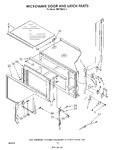 Diagram for 07 - Microwave Door And Latch