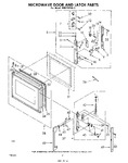 Diagram for 04 - Microwave Door And Latch