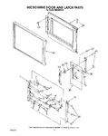 Diagram for 06 - Microwave Door And Latch