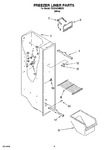 Diagram for 04 - Freezer Liner Parts