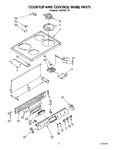 Diagram for 05 - Cooktop And Control Panel , Lit/optional