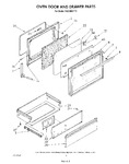 Diagram for 06 - Oven Door And Drawer