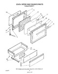 Diagram for 06 - Oven Door And Drawer