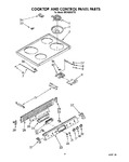 Diagram for 05 - Cooktop And Control Panel, Lit/optional