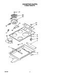 Diagram for 02 - Cooktop And Control Panel, Lit/opti