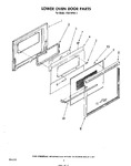 Diagram for 04 - Lower Oven Door , Literature And Optional