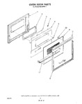 Diagram for 03 - Oven Door , Literature And Optional