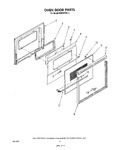 Diagram for 03 - Oven Door , Literature And Optional