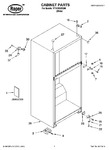 Diagram for 01 - Cabinet Parts